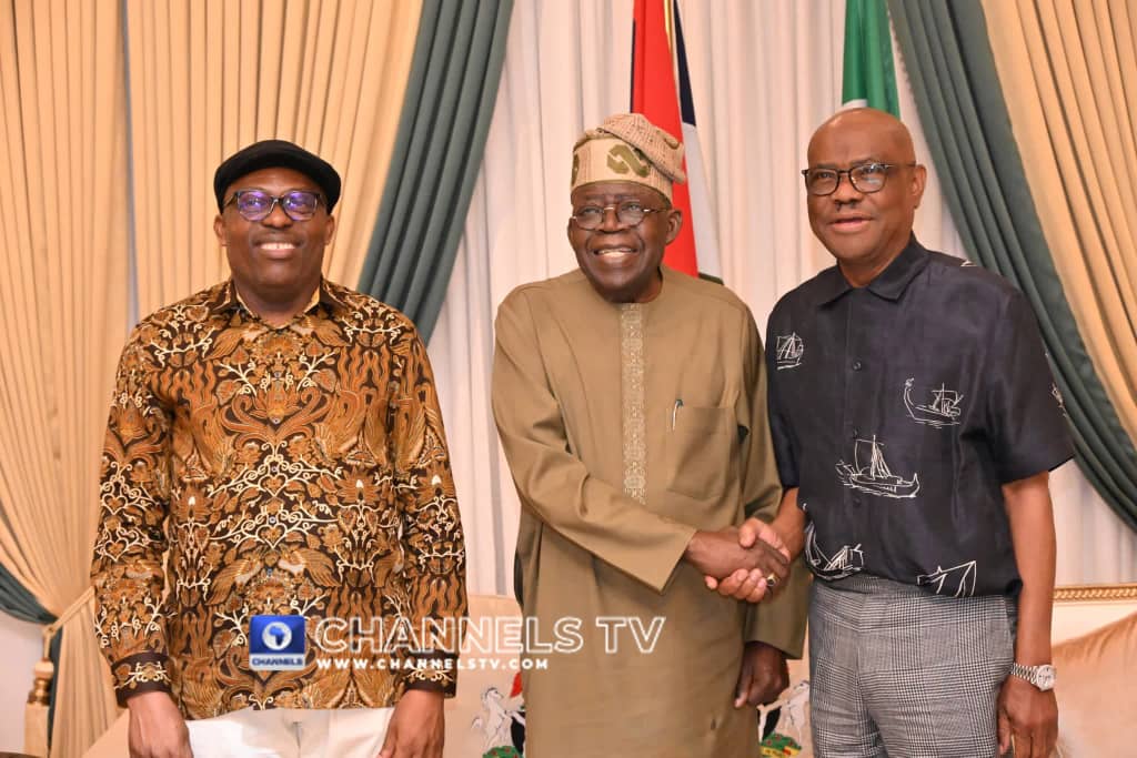 Tinubu Mediates in Rivers Political Crisis as Fubara, Wike, Lawmakers Meet in Abuja