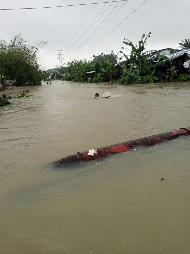 A flooded part of Port Harcourt